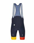 SANTINI Cycling bib shorts - NIBALI SQUALO - blue