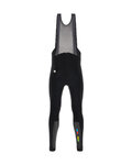 SANTINI Cycling long bib trousers - UCI RAINBOW 2020 - black