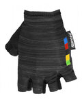 SANTINI Cycling fingerless gloves - UCI RAINBOW - black