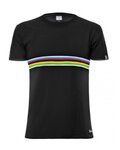 SANTINI Cycling short sleeve t-shirt - UCI - black
