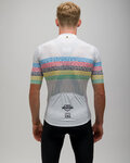SANTINI Cycling short sleeve jersey - UCI WORLD CHAMP 100 - white/rainbow