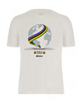 SANTINI Cycling short sleeve t-shirt - WORLD UCI OFFICIAL - white
