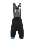 SANTINI Cycling bib shorts - SKULL  - black