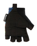 SANTINI Cycling fingerless gloves - UCI RAINBOW - blue