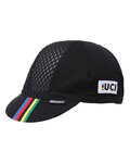 SANTINI Cycling hat - UCI RAINBOW - black