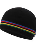 SANTINI Cycling hat - UCI RAINBOW - black
