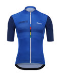 SANTINI Cycling short sleeve jersey - DAMA - blue