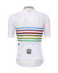 SANTINI Cycling short sleeve jersey - UCI WORLD CHAMPION - white