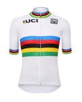 SANTINI Cycling short sleeve jersey - UCI WORLD CHAMP 2017 - white