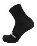 SANTINI Cyclingclassic socks - UCI RAINBOW - black