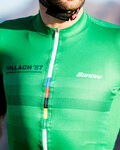 SANTINI Cycling short sleeve jersey - CROWN - green