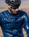 SANTINI Cycling windproof jacket - MARZO - blue