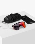 SCICON Cycling sunglasses - AEROWING LAMON - black