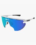 SCICON Cycling sunglasses - AEROWING LAMON - white