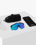 SCICON Cycling sunglasses - AEROSHADE KUNKEN - black