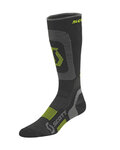 SCOTT Cycling knee-socks - COMPRESSION - yellow/black