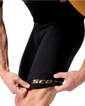 SCOTT Cycling bib shorts - RC PREMIUM - yellow/black