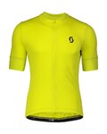 SCOTT Cycling short sleeve jersey - ENDURANCE 10 - yellow