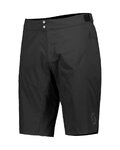 SCOTT Cycling shorts without bib - TRAIL TECH - black