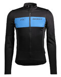 SCOTT Cycling thermal jacket - RC WARM HYBRID WB - blue/black