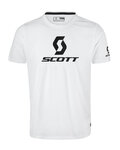 SCOTT Cycling short sleeve t-shirt - 10 ICON - white