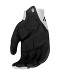 SCOTT Cycling long-finger gloves - RC TEAM LF - white/black