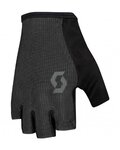 SCOTT Cycling fingerless gloves - ASPECT SPORT GEL SF - grey/black