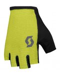 SCOTT Cycling fingerless gloves - ASPECT SPORT GEL SF - black/yellow