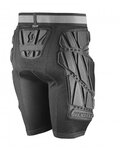 SCOTT shorts with protectors - LIGHT PADDED - black
