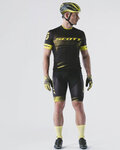 SCOTT Cycling short sleeve jersey - RC PRO 2020 - black/yellow