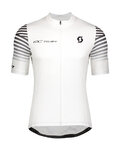 SCOTT Cycling short sleeve jersey - RC TEAM 10 - white/black