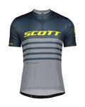 SCOTT Cycling short sleeve jersey - RC TEAM 20 MTB - yellow/blue