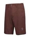SCOTT Cycling shorts without bib - TRAIL MTN - bordeaux