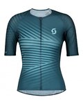 SCOTT Cycling short sleeve jersey - RC PREMIUM LADY - blue