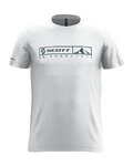 SCOTT Cycling short sleeve t-shirt - 10 NO SHORTCUTS - white