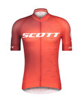 SCOTT Cycling short sleeve jersey and shorts - RC PRO 2021 - red/black