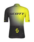 SCOTT Cycling short sleeve jersey - RC PRO 2021 - black/yellow