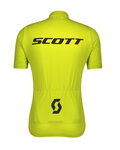 SCOTT Cycling short sleeve jersey and shorts - RC TEAM 10 - yellow/black