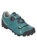 SCOTT Cycling shoes - MTB ELITE BOA LADY - black/green