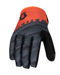 SCOTT Cycling long-finger gloves - 350 DIRT - black/orange