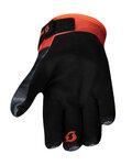 SCOTT Cycling long-finger gloves - 350 DIRT - black/orange