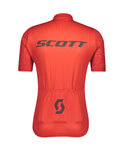 SCOTT Cycling short sleeve jersey and shorts - RC TEAM 10 - grey/black/red