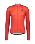 SCOTT Cycling summer long sleeve jersey - RC TEAM 10 SUMMER - red