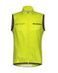 SCOTT Cycling gilet - RC TEAM WB - yellow