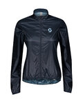 SCOTT Cycling windproof jacket - ENDURANCE  LADY - blue