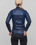 SCOTT Cycling windproof jacket - ENDURANCE  LADY - blue