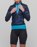 SCOTT Cycling windproof jacket - ENDURANCE  LADY - blue