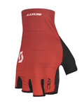 SCOTT Cycling fingerless gloves - RC PRO - black/red
