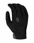 SCOTT Cycling long-finger gloves - ENDURO - black