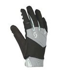 SCOTT Cycling long-finger gloves - ENDURO LF - grey/black